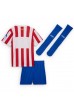 Atletico Madrid Jalkapallovaatteet Lasten Kotipeliasu 2025-26 Lyhythihainen (+ Lyhyet housut)